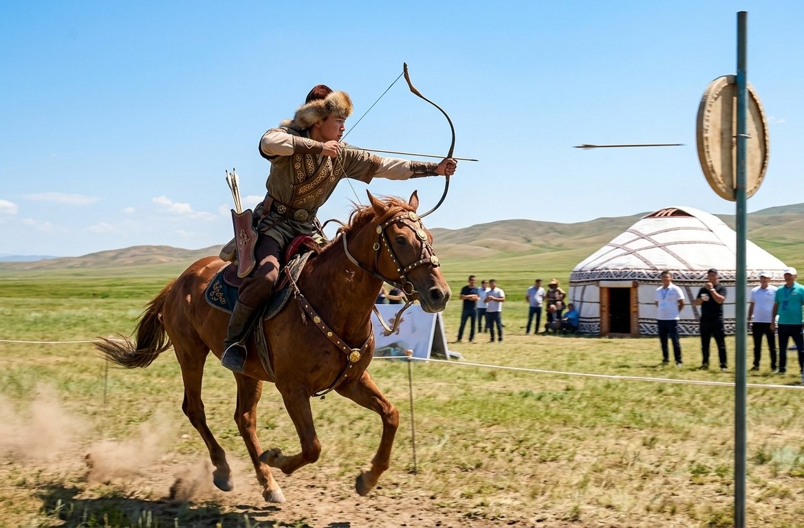 Zhamby Atu (Horseback Archery)